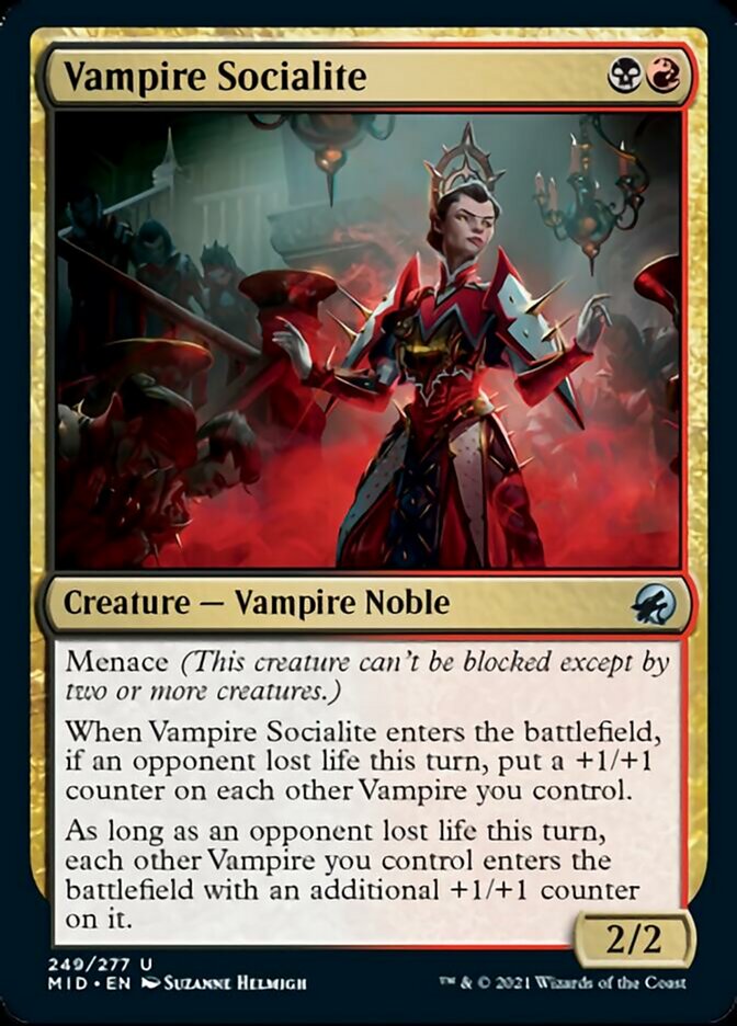 Vampire Socialite [Innistrad: Midnight Hunt] | I Want That Stuff Brandon