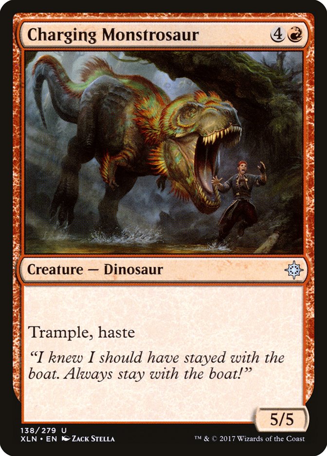 Charging Monstrosaur [Ixalan] | I Want That Stuff Brandon