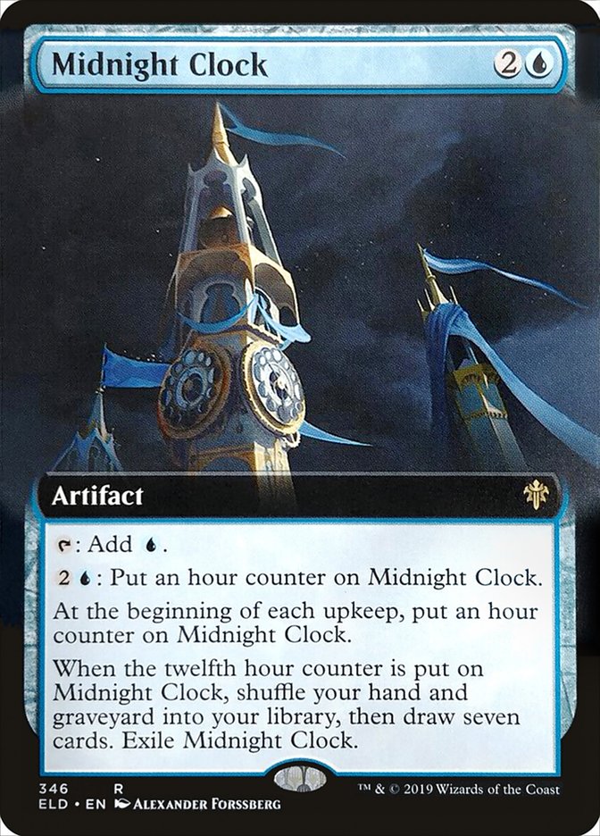 Midnight Clock (Extended Art) [Throne of Eldraine] | I Want That Stuff Brandon