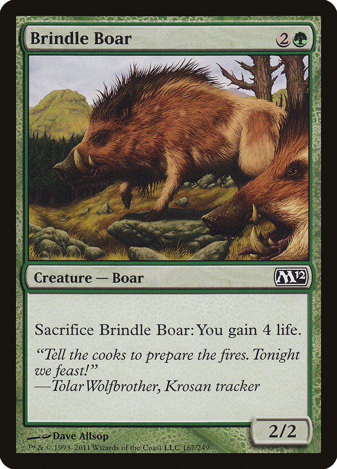 Brindle Boar [Magic 2012] | I Want That Stuff Brandon