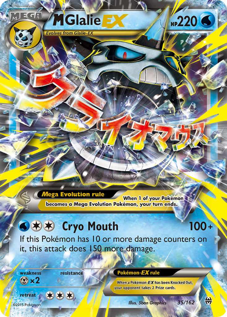 M Glalie EX (35/162) [XY: BREAKthrough] | I Want That Stuff Brandon