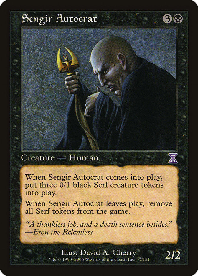 Sengir Autocrat [Time Spiral Timeshifted] | I Want That Stuff Brandon