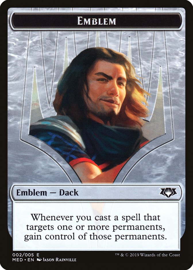 Dack Fayden Emblem [Mythic Edition Tokens] | I Want That Stuff Brandon