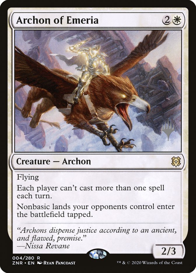 Archon of Emeria (Promo Pack) [Zendikar Rising Promos] | I Want That Stuff Brandon