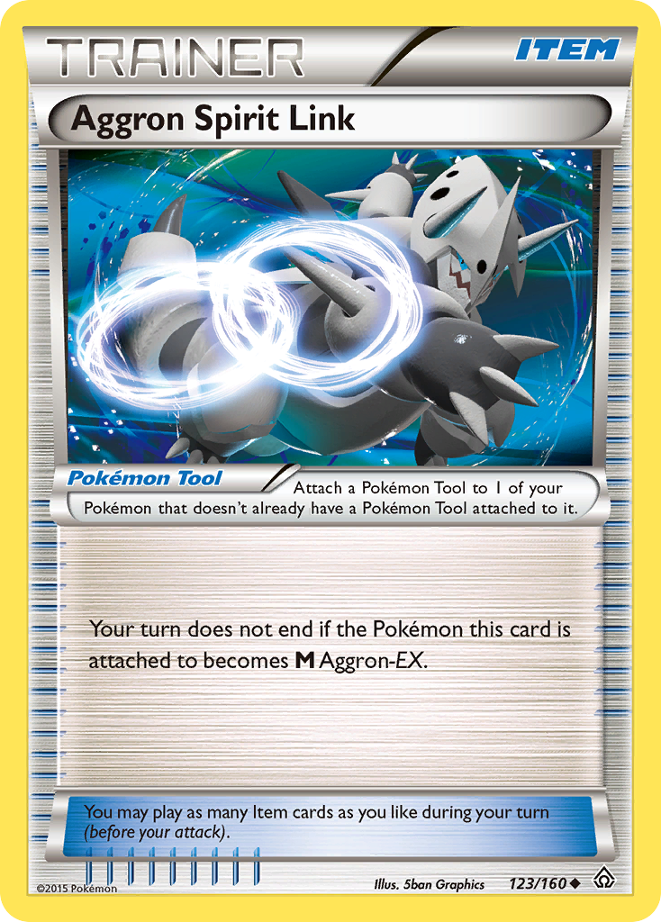 Aggron Spirit Link (123/160) [XY: Primal Clash] | I Want That Stuff Brandon