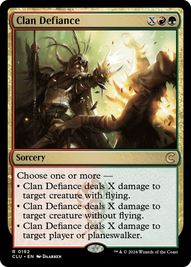 Clan Defiance [Ravnica: Clue Edition] | I Want That Stuff Brandon