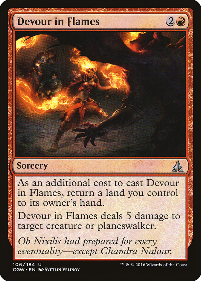 Devour in Flames [Oath of the Gatewatch] | I Want That Stuff Brandon