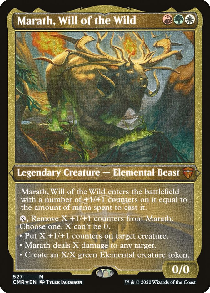 Marath, Will of the Wild (Etched) [Commander Legends] | I Want That Stuff Brandon
