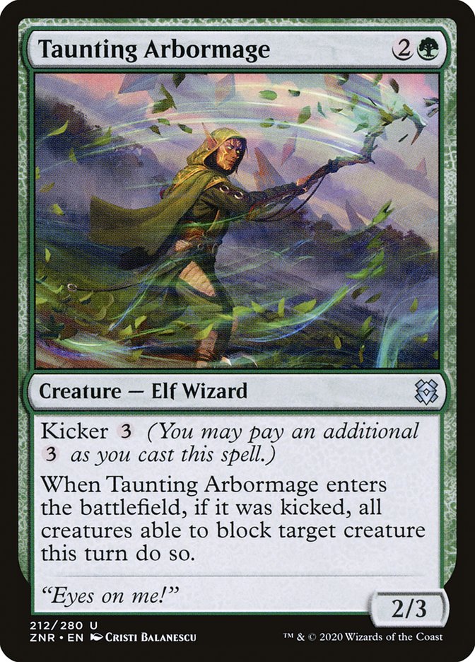 Taunting Arbormage [Zendikar Rising] | I Want That Stuff Brandon