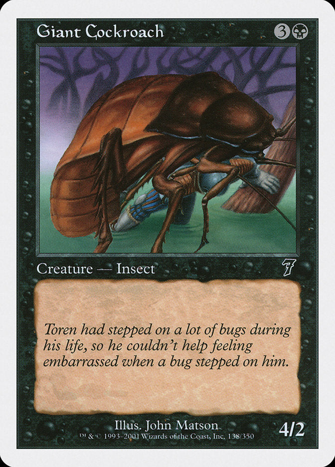 Giant Cockroach [Seventh Edition] | I Want That Stuff Brandon