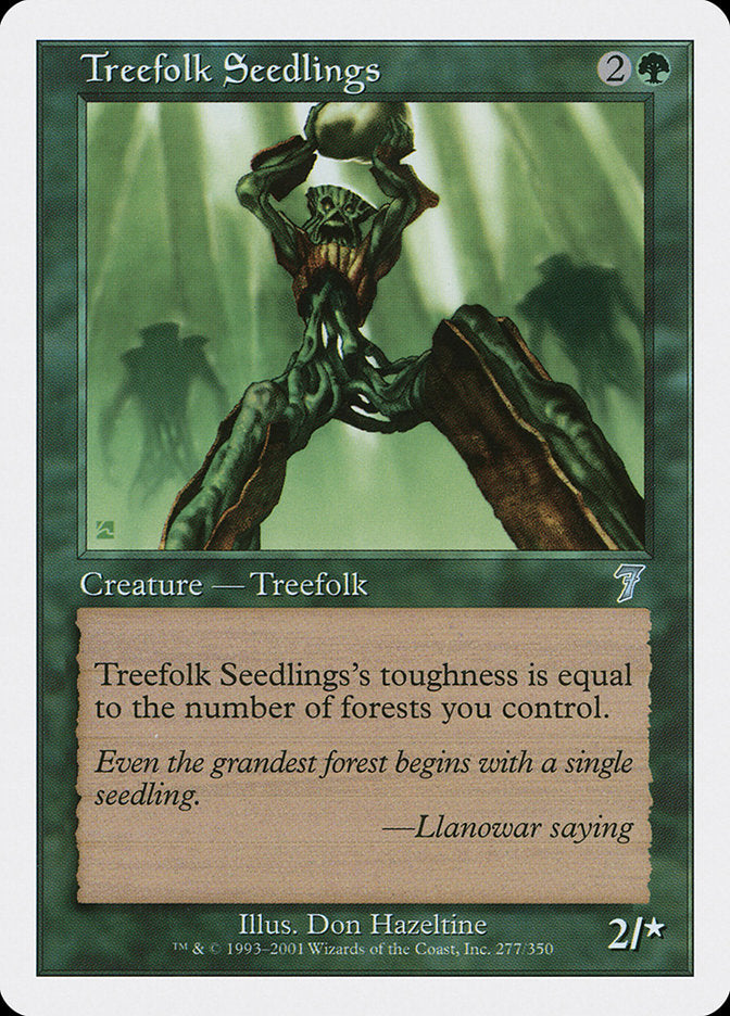 Treefolk Seedlings [Seventh Edition] | I Want That Stuff Brandon