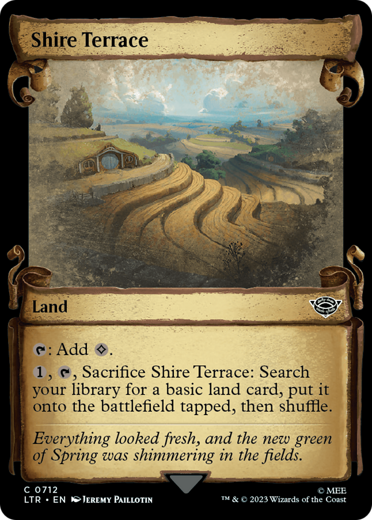 Shire Terrace [The Lord of the Rings: Tales of Middle-Earth Showcase Scrolls] | I Want That Stuff Brandon