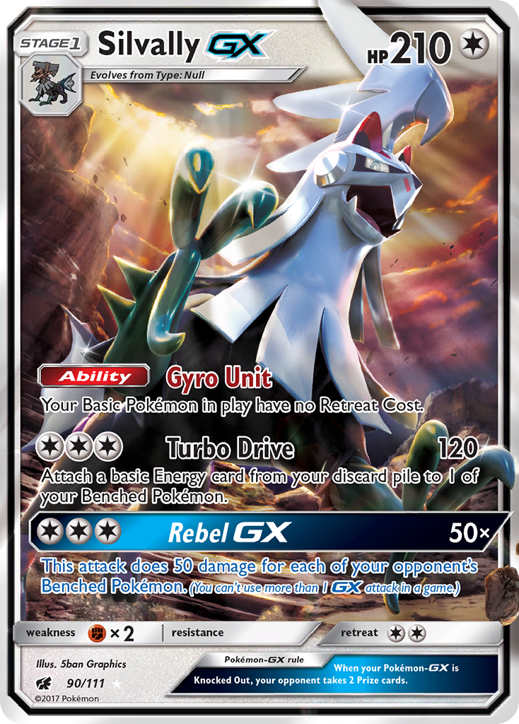 Silvally GX (90/111) [Sun & Moon: Crimson Invasion] | I Want That Stuff Brandon