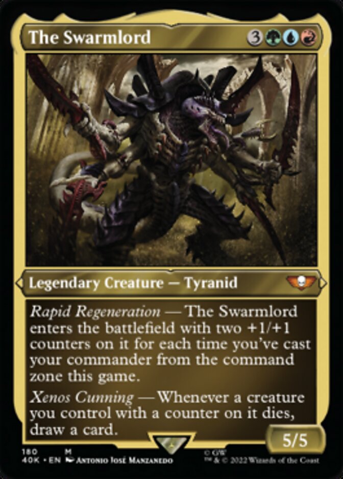 The Swarmlord (Display Commander) (Surge Foil) [Warhammer 40,000] | I Want That Stuff Brandon
