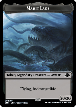 Elephant // Marit Lage Double-Sided Token [Dominaria Remastered Tokens] | I Want That Stuff Brandon