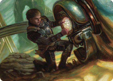 Urza, Powerstone Prodigy Art Card [The Brothers' War Art Series] | I Want That Stuff Brandon