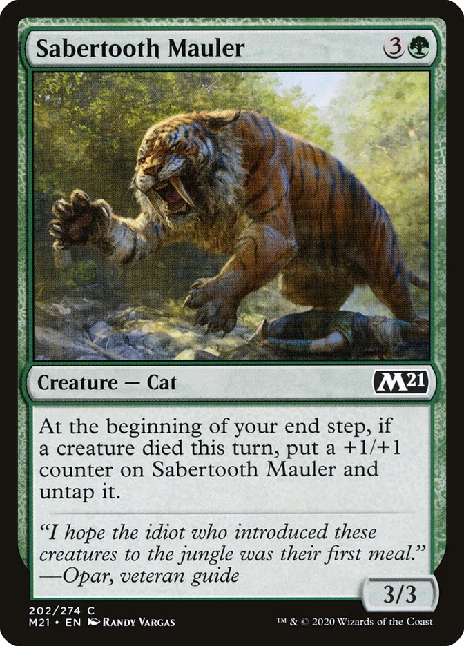 Sabertooth Mauler [Core Set 2021] | I Want That Stuff Brandon