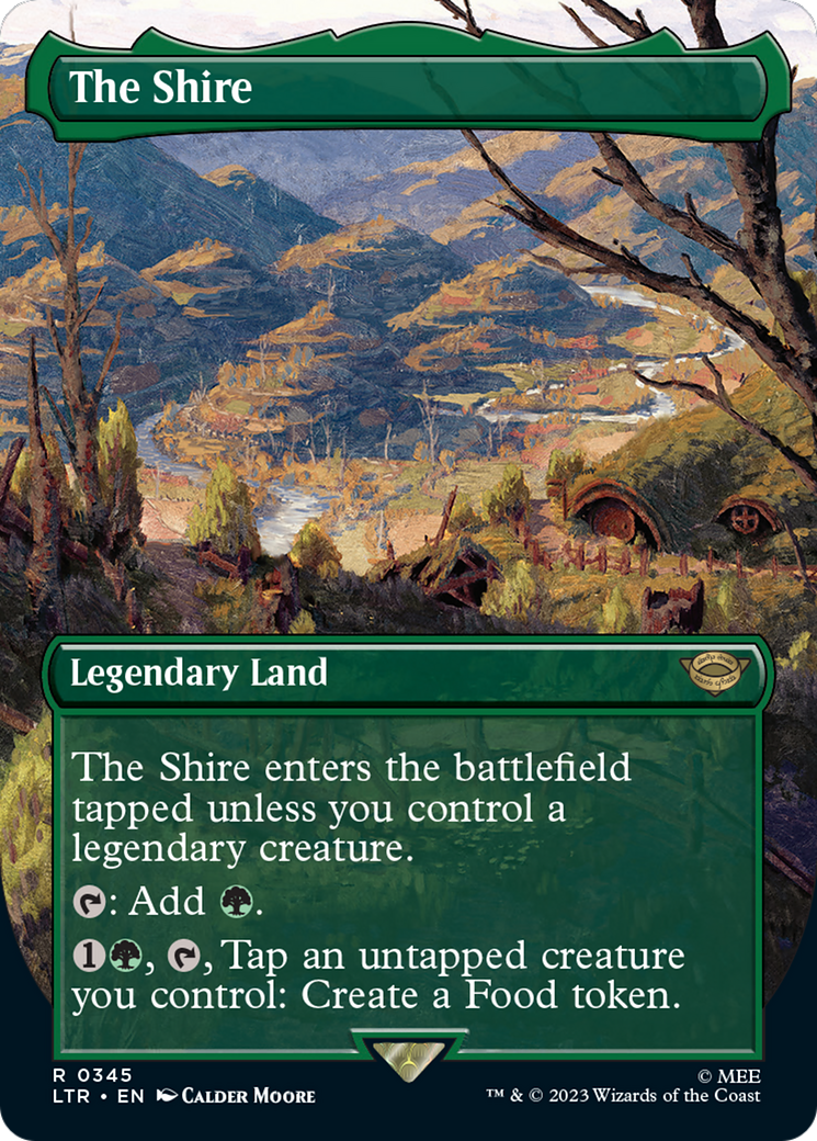 The Shire (Borderless Alternate Art) [The Lord of the Rings: Tales of Middle-Earth] | I Want That Stuff Brandon