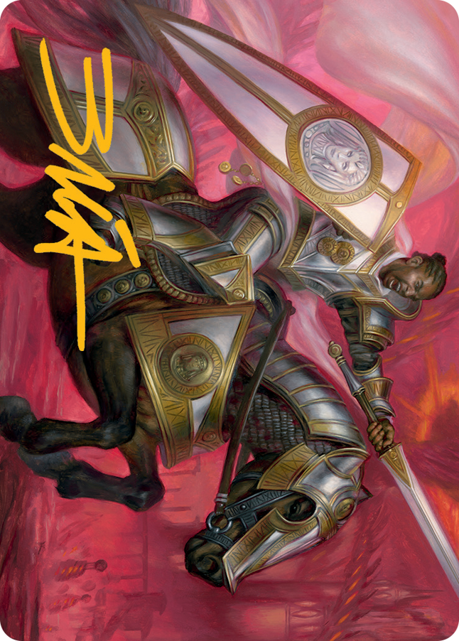 Sigiled Sentinel Art Card (Gold-Stamped Signature) [March of the Machine Art Series] | I Want That Stuff Brandon