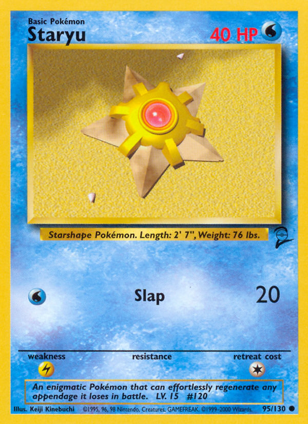 Staryu (95/130) [Base Set 2] | I Want That Stuff Brandon