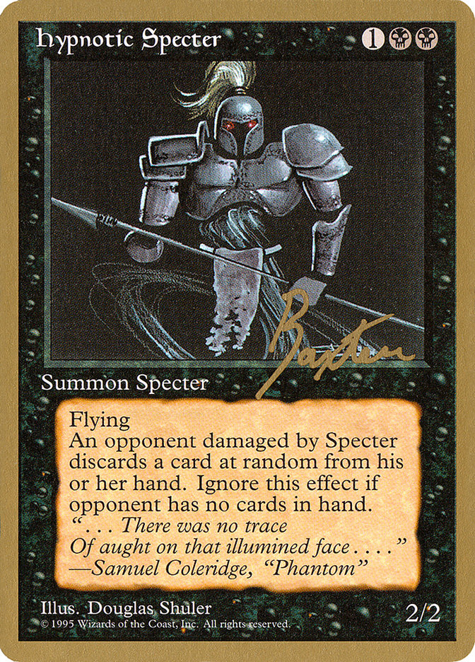 Hypnotic Specter (George Baxter) [Pro Tour Collector Set] | I Want That Stuff Brandon