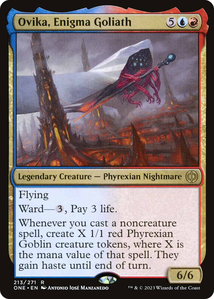 Ovika, Enigma Goliath [Phyrexia: All Will Be One] | I Want That Stuff Brandon