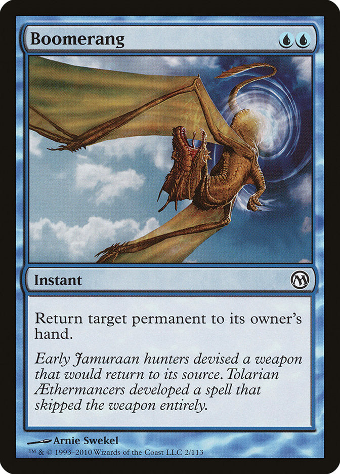 Boomerang [Duels of the Planeswalkers] | I Want That Stuff Brandon