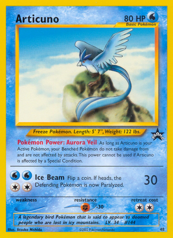 Articuno (48) [Wizards of the Coast: Black Star Promos] | I Want That Stuff Brandon