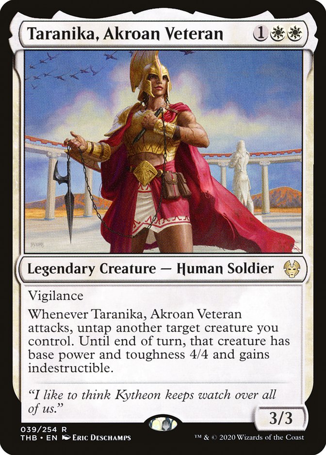 Taranika, Akroan Veteran [Theros Beyond Death] | I Want That Stuff Brandon