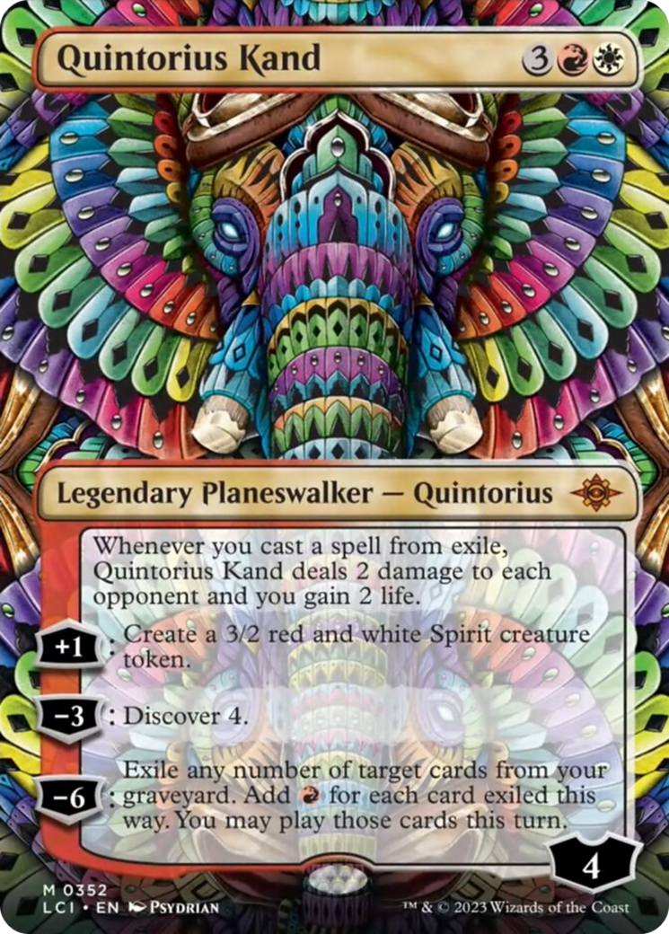 Quintorius Kand (0352) (Borderless) [The Lost Caverns of Ixalan] | I Want That Stuff Brandon