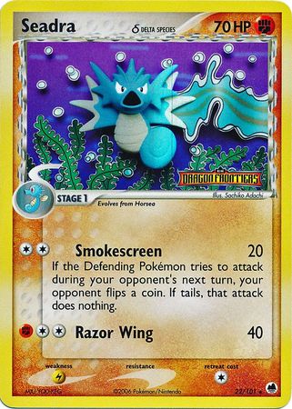 Seadra (22/101) (Delta Species) (Stamped) [EX: Dragon Frontiers] | I Want That Stuff Brandon