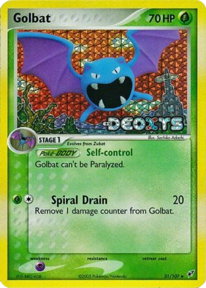 Golbat (31/107) (Stamped) [EX: Deoxys] | I Want That Stuff Brandon