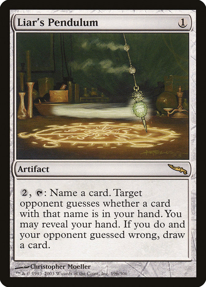 Liar's Pendulum [Mirrodin] | I Want That Stuff Brandon