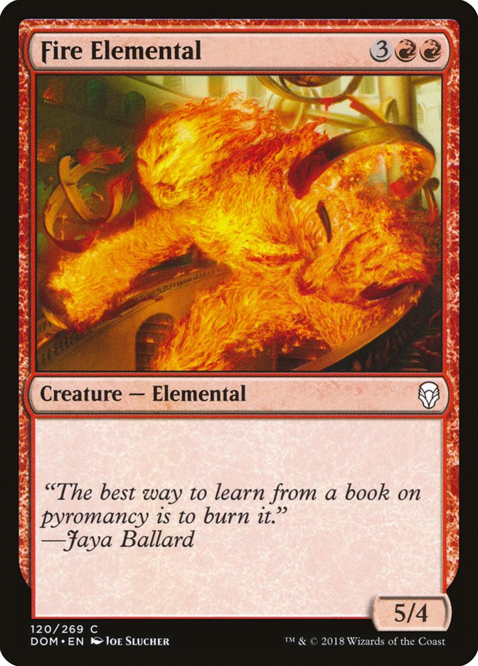 Fire Elemental [Dominaria] | I Want That Stuff Brandon