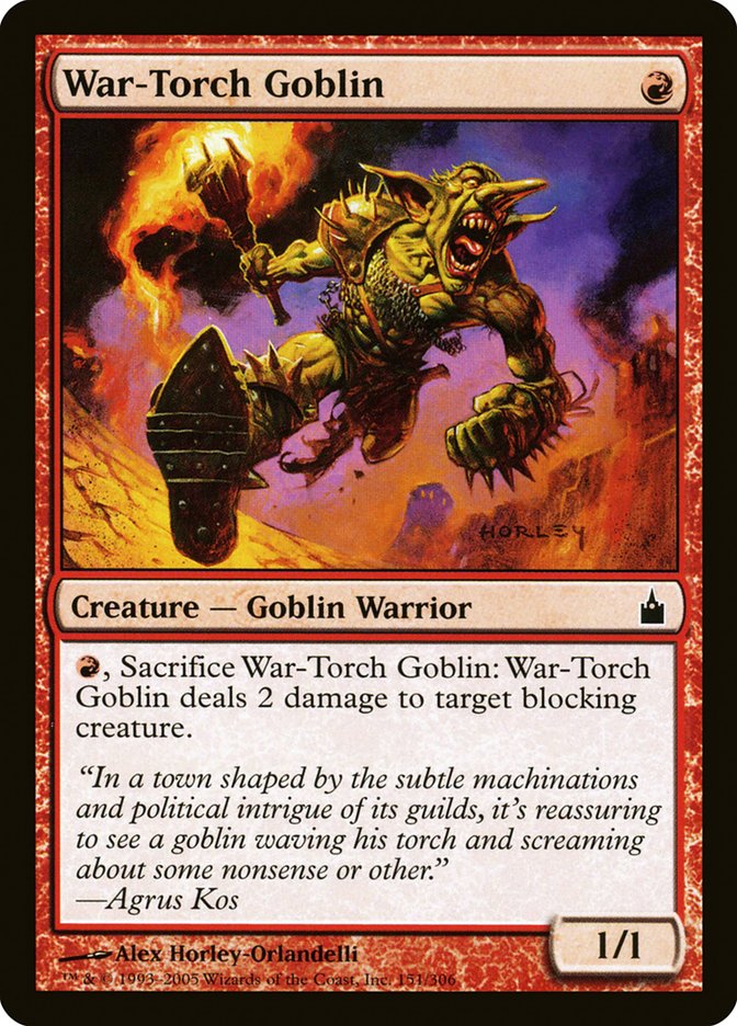 War-Torch Goblin [Ravnica: City of Guilds] | I Want That Stuff Brandon