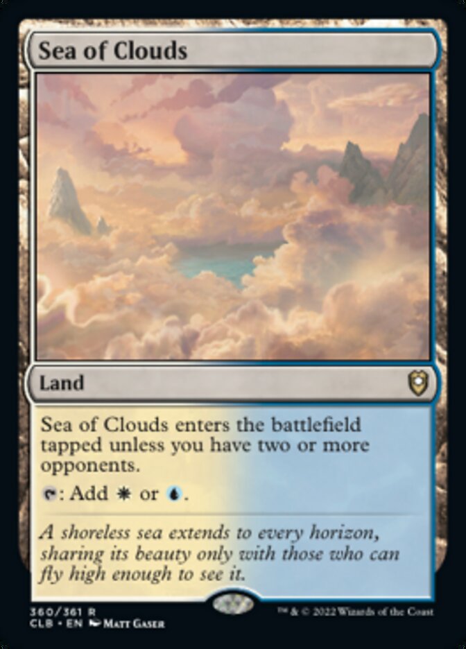 Sea of Clouds [Commander Legends: Battle for Baldur's Gate] | I Want That Stuff Brandon