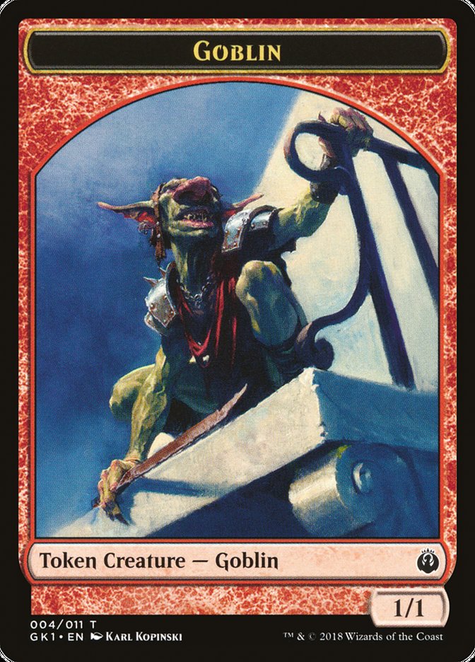 Weird // Goblin Double-Sided Token [Guilds of Ravnica Guild Kit Tokens] | I Want That Stuff Brandon