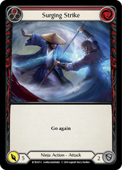 Surging Strike (Red) [WTR107-C] Alpha Print Normal | I Want That Stuff Brandon