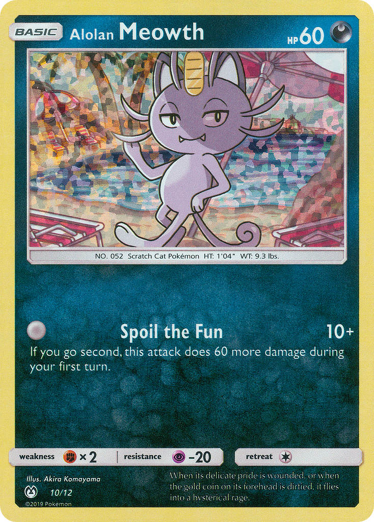 Alolan Meowth (10/12) [McDonald's Promos: 2019 Collection] | I Want That Stuff Brandon