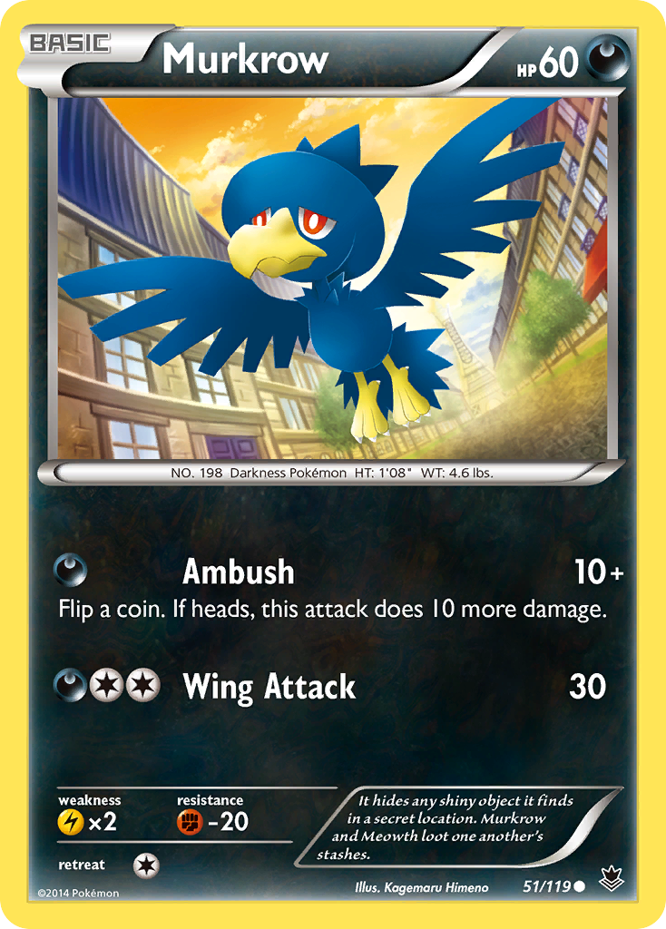 Murkrow (51/119) [XY: Phantom Forces] | I Want That Stuff Brandon