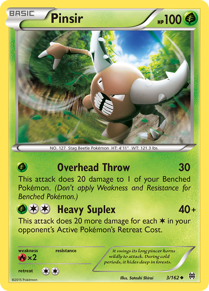 Pinsir (3/162) [XY: BREAKthrough] | I Want That Stuff Brandon