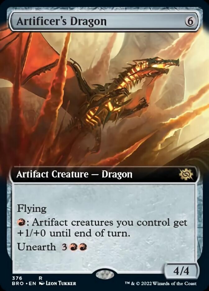 Artificer's Dragon (Extended Art) [The Brothers' War] | I Want That Stuff Brandon