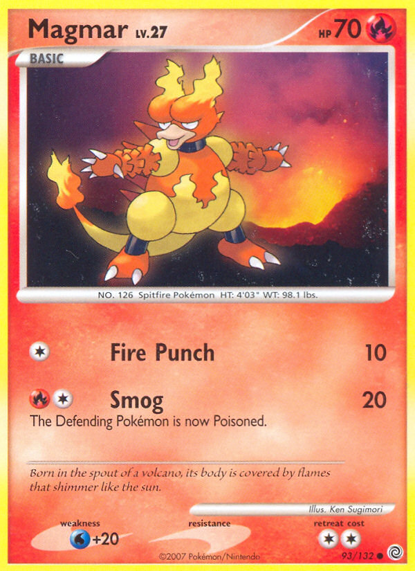 Magmar (93/132) [Diamond & Pearl: Secret Wonders] | I Want That Stuff Brandon