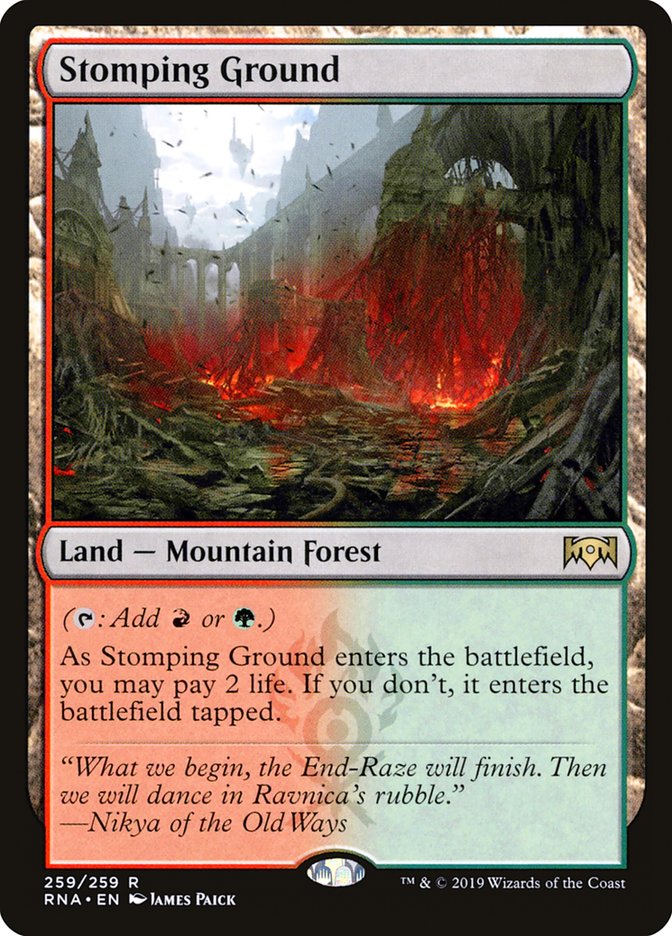 Stomping Ground [Ravnica Allegiance] | I Want That Stuff Brandon