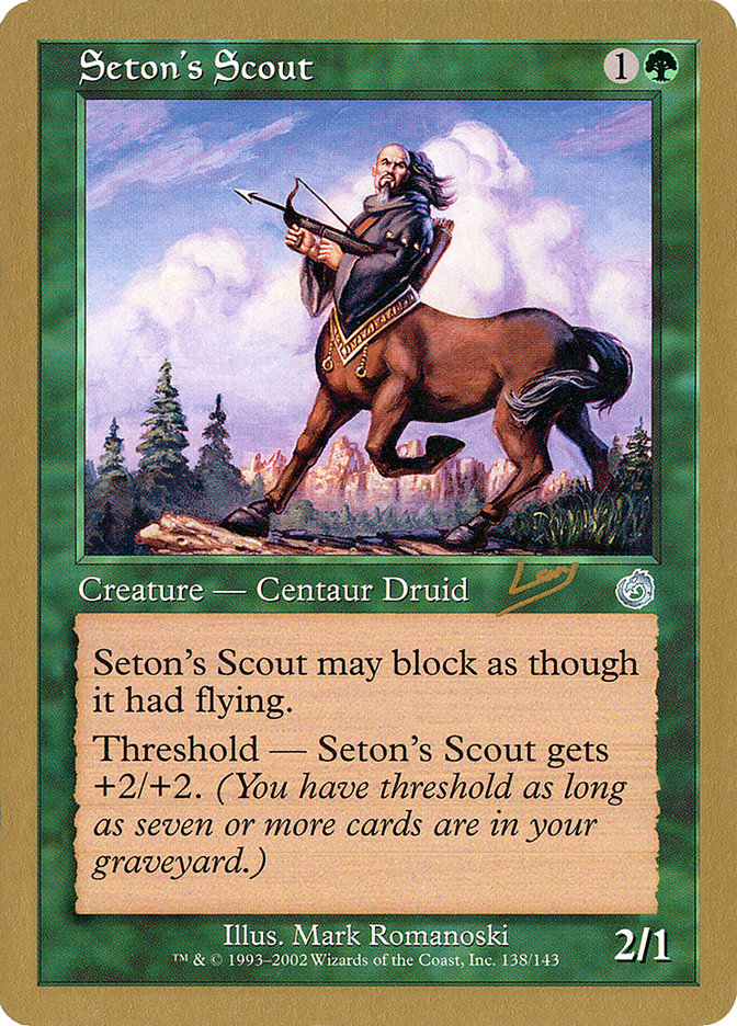 Seton's Scout (Raphael Levy) [World Championship Decks 2002] | I Want That Stuff Brandon