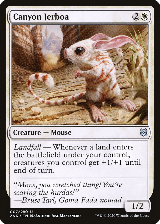 Canyon Jerboa [Zendikar Rising] | I Want That Stuff Brandon