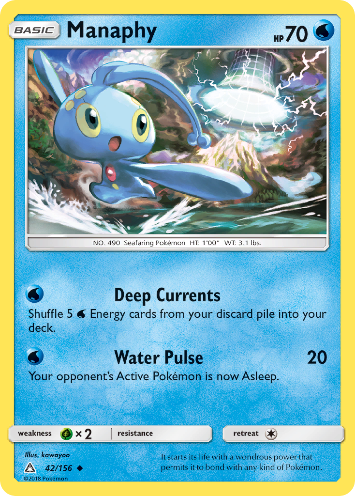 Manaphy (42/156) [Sun & Moon: Ultra Prism] | I Want That Stuff Brandon