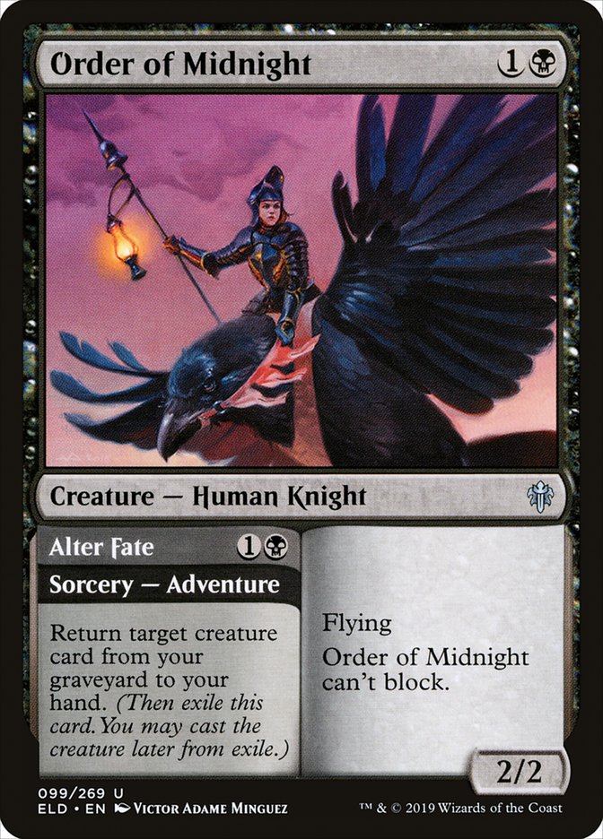 Order of Midnight // Alter Fate [Throne of Eldraine] | I Want That Stuff Brandon