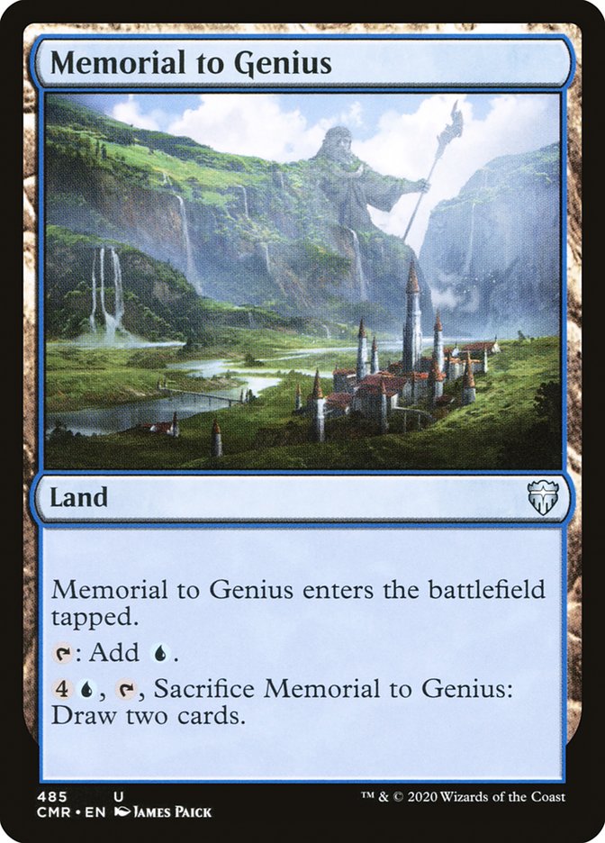 Memorial to Genius [Commander Legends] | I Want That Stuff Brandon