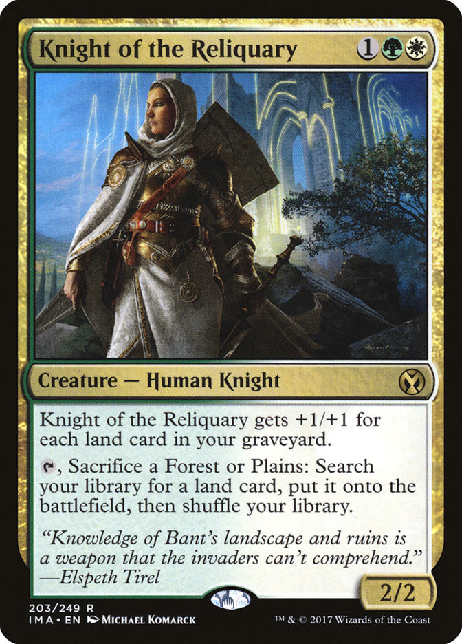 Knight of the Reliquary [Iconic Masters] | I Want That Stuff Brandon